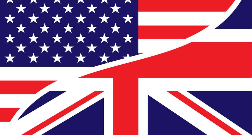 INGLÊS AMERICANO X INGLÊS BRITÂNICO