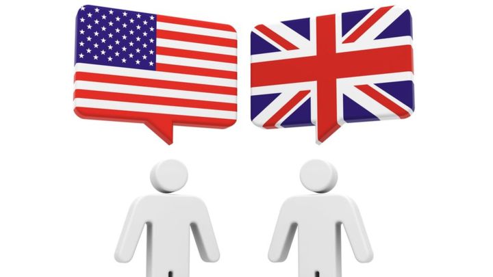 inglês americano e britânico
